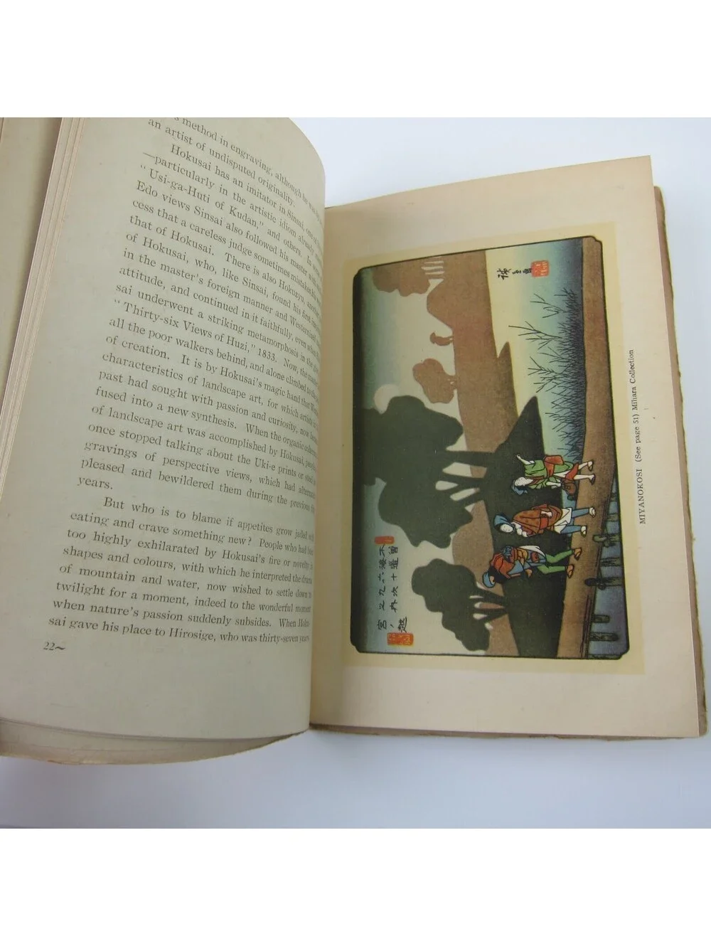 Hirosige And Japanese Landscapes Book Tourist Library 5 by Noguti Vintage 1939
